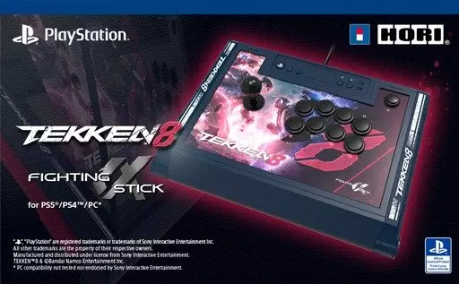HORI Fighting Stick Alpha for PlayStation 5 - Tekken 8 Edition